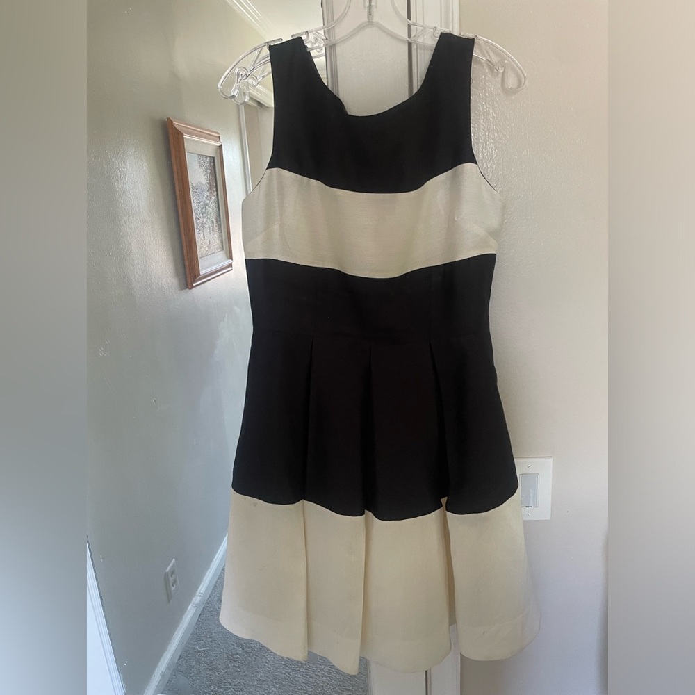 Kate Spade fit and flare striped dress